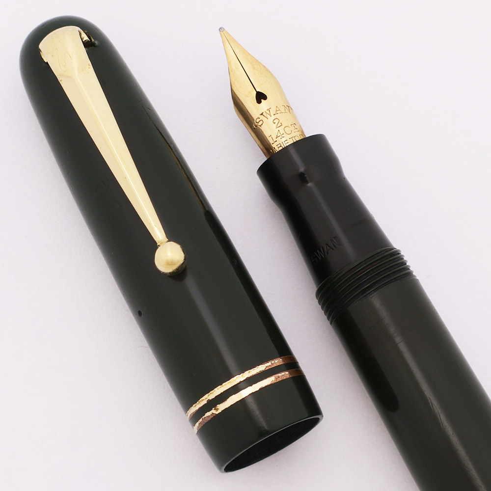 ヴィンテージ Mabie Todd Swan 3130ーフレックスnib swan3240_dkgreen_1.jpg